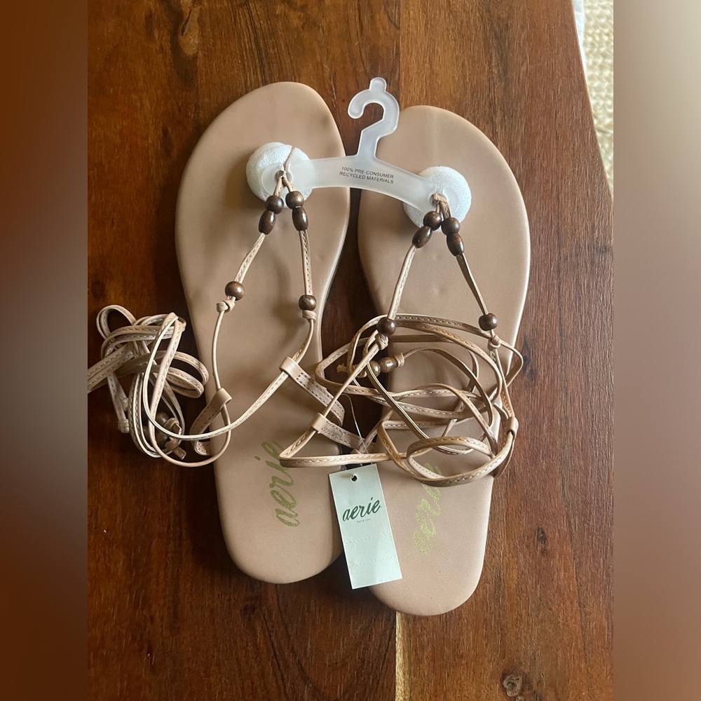 Aerie lace up sandal